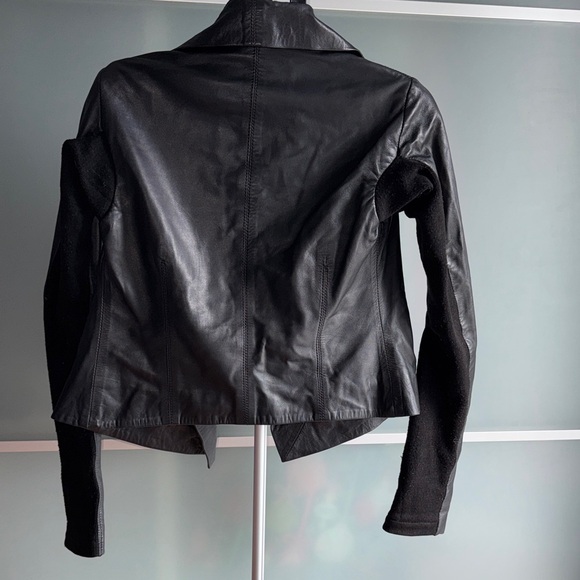 J.O.D Black leather jacket - Picture 3 of 5